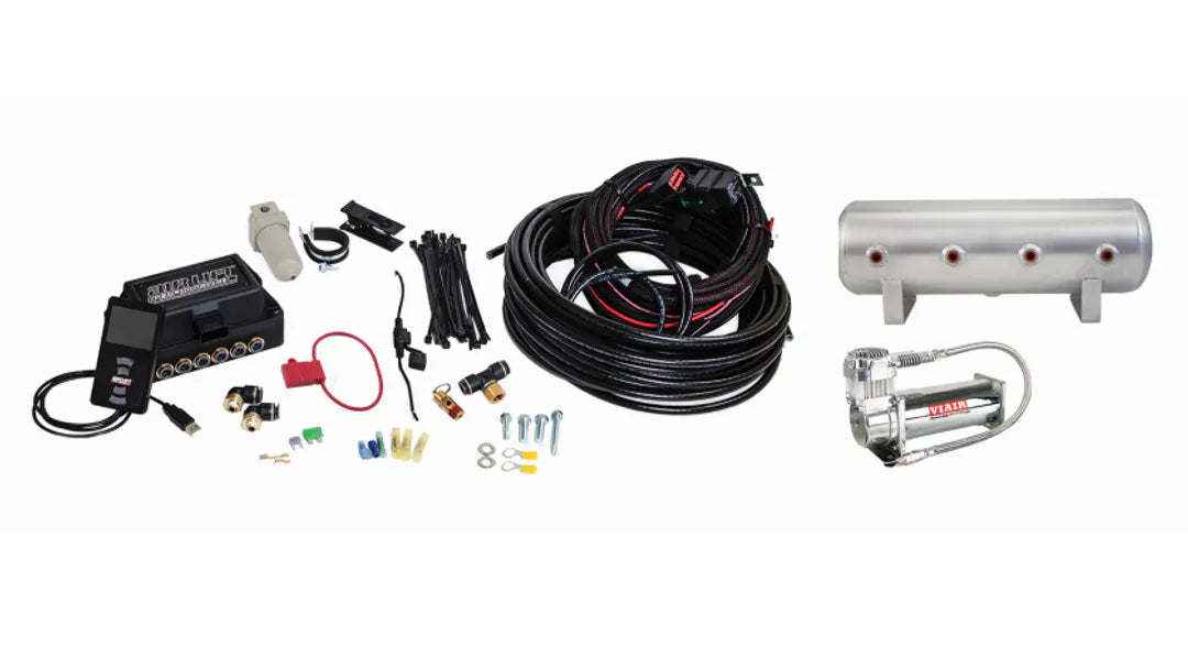 Air Lift Performance 3P (1/4" Air Line, 2.5 Gallon Raw Aluminum Tank, VIAIR 444C Compressor)
