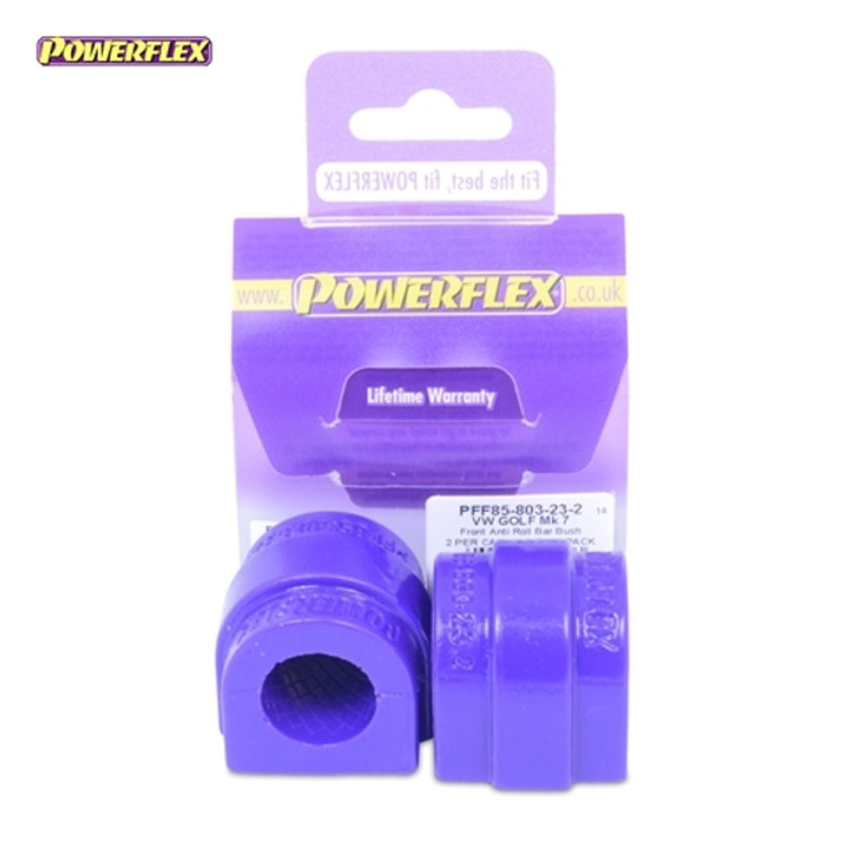 Powerflex Front Anti Roll Bar Bushes 25mm - Volkswagen Golf MK7 GTE